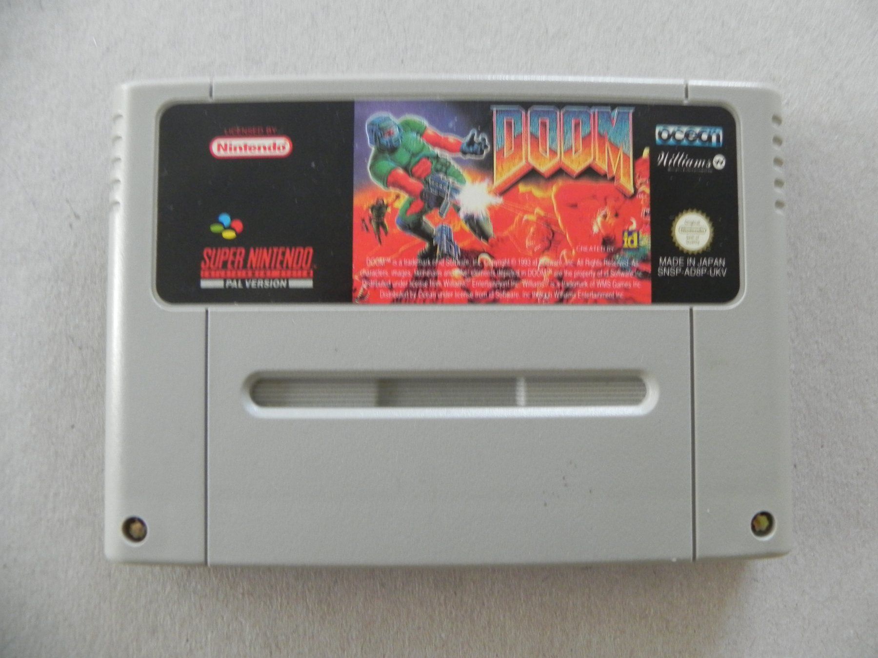 Nintendo Spiele: Super Nintendo SNES Kult Action Game Doom – Gebraucht aus Siebnen von krimsie