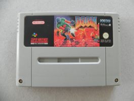 Super Nintendo SNES Kult Action Game Doom