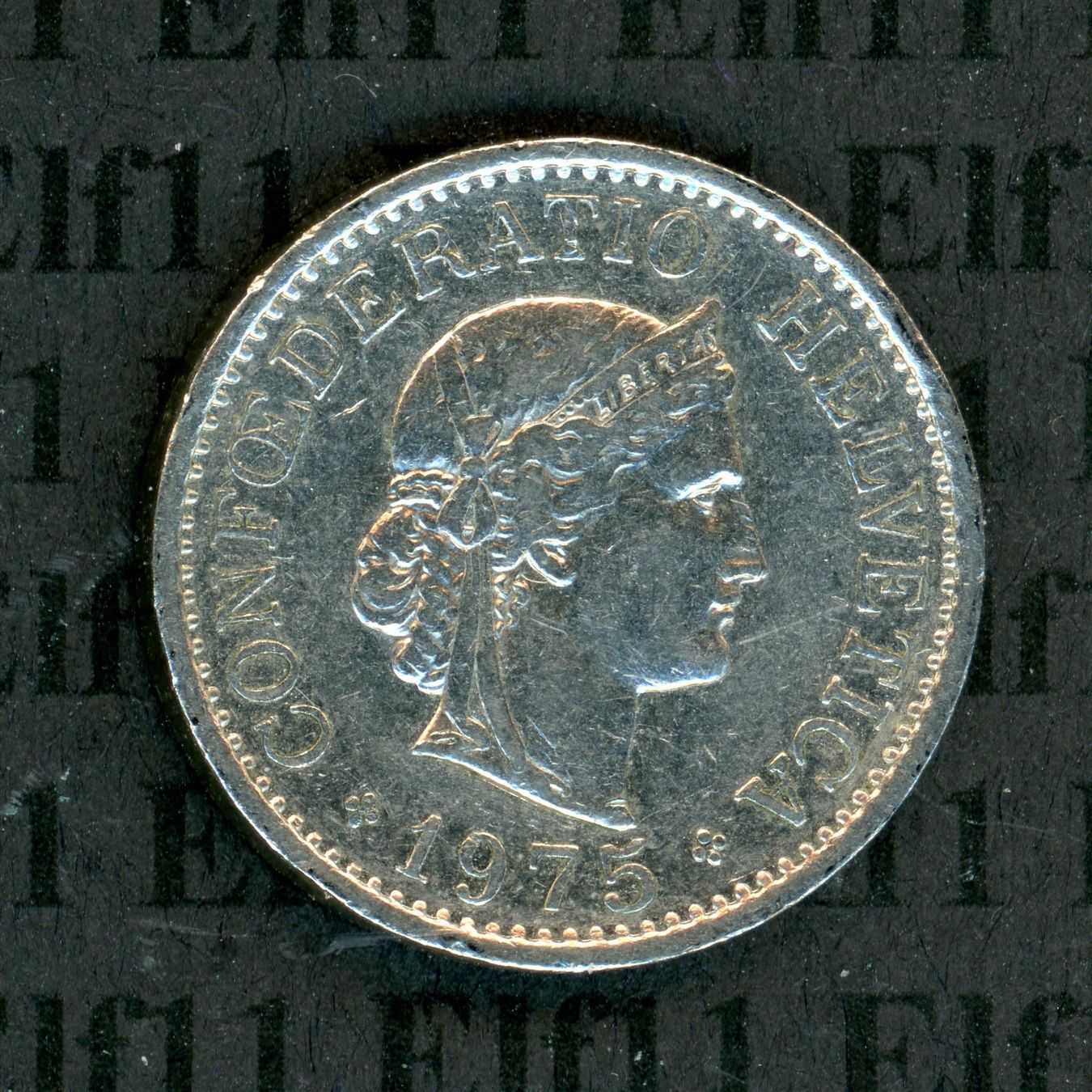 Tutti le monete: CHF___0.10 1975 -vz 10 Rappen – Usato da Widnau venduto da Elf11