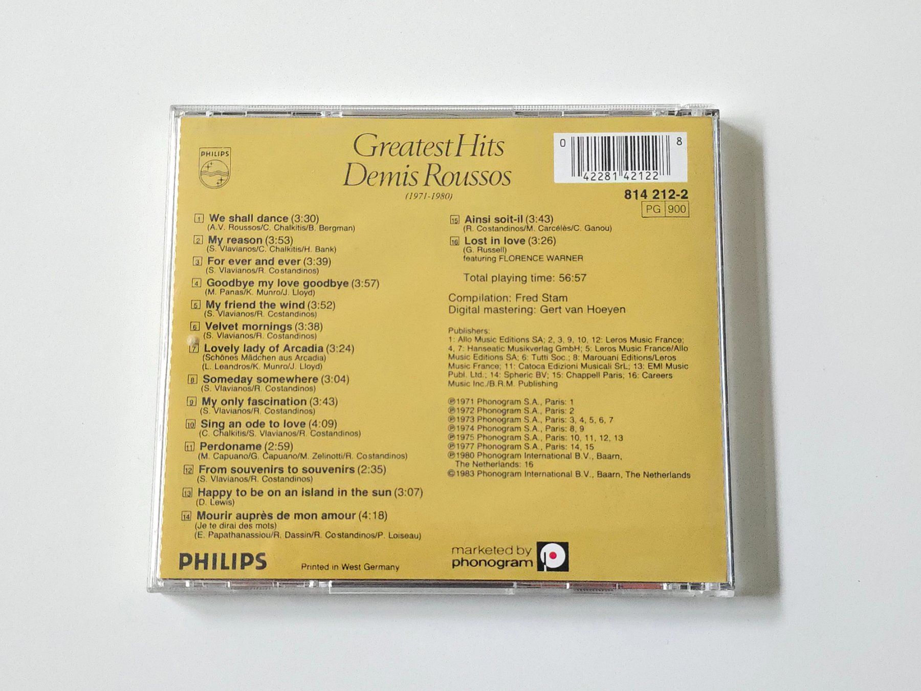 CD: CD Demis Roussos - Greatest Hits – Usato da Dättlikon venduto da Wundertuete_ 1