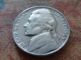 USA 5 Cents 1964
