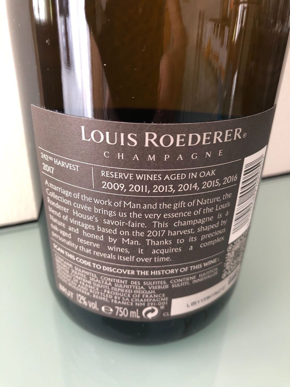 Vino: Louis Roederer Collection 242 Champagner – Nuovo e nell'imballaggio originale da Wald ZH venduto da mlnt 8