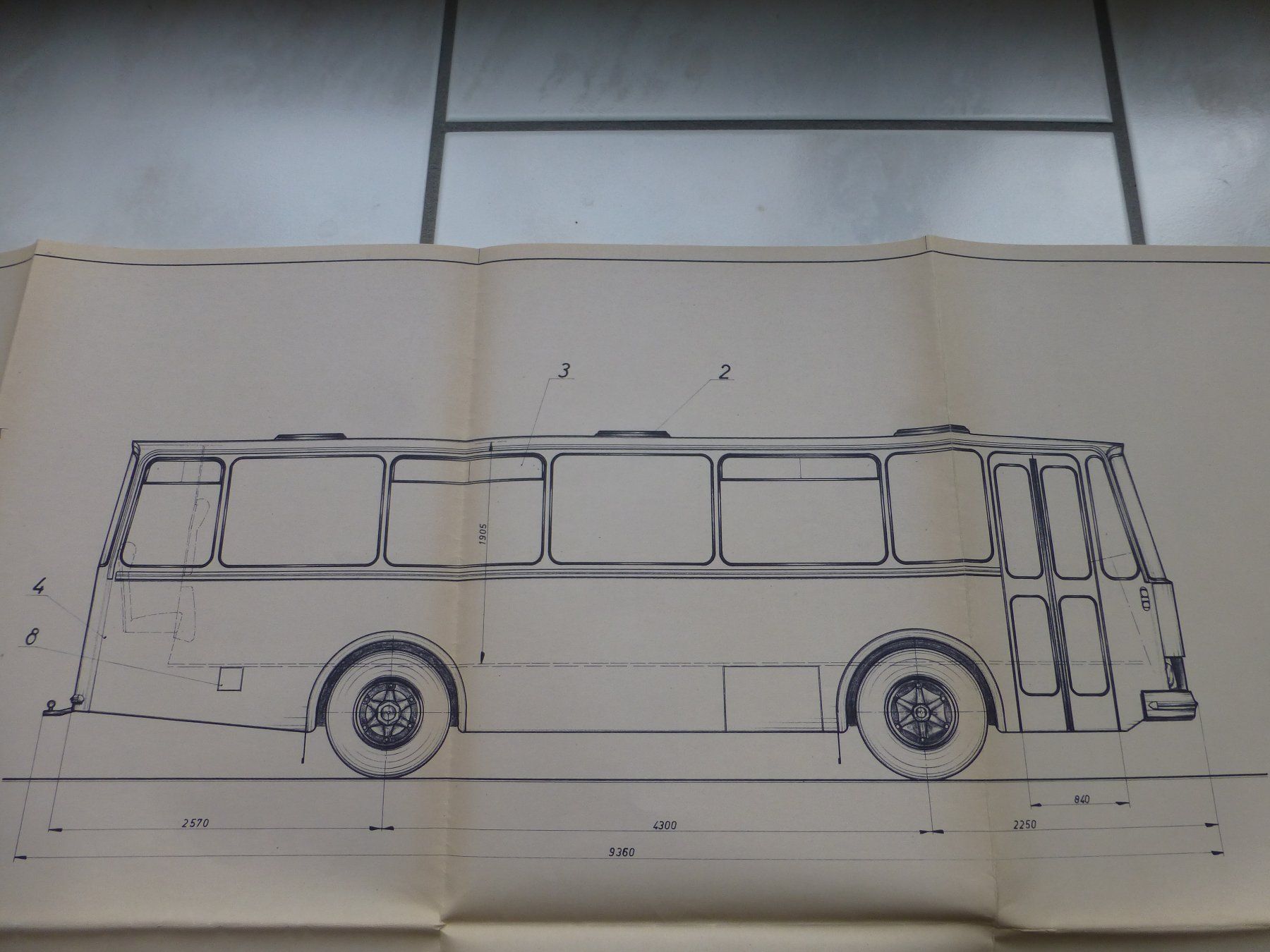 Poster & Bilder: Karroserie Plan, Einen FBW 40 CUA 43L 1966 – Gebraucht aus Bettlach von 1saurer 1