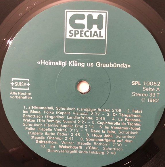 Dischi in vinile: Heimaligi Kläng us Graubünda (LP) – Usato da Grüningen venduto da azulmarron 3