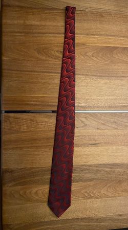 12 x rotschwarze Krawatten