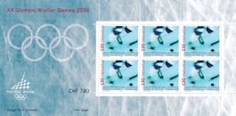 Sonderblock ungestempelt  2006  Olympic Winter games 2006