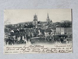 Alte Ansichtskarte Lausanne, Kathedrale, 1918,