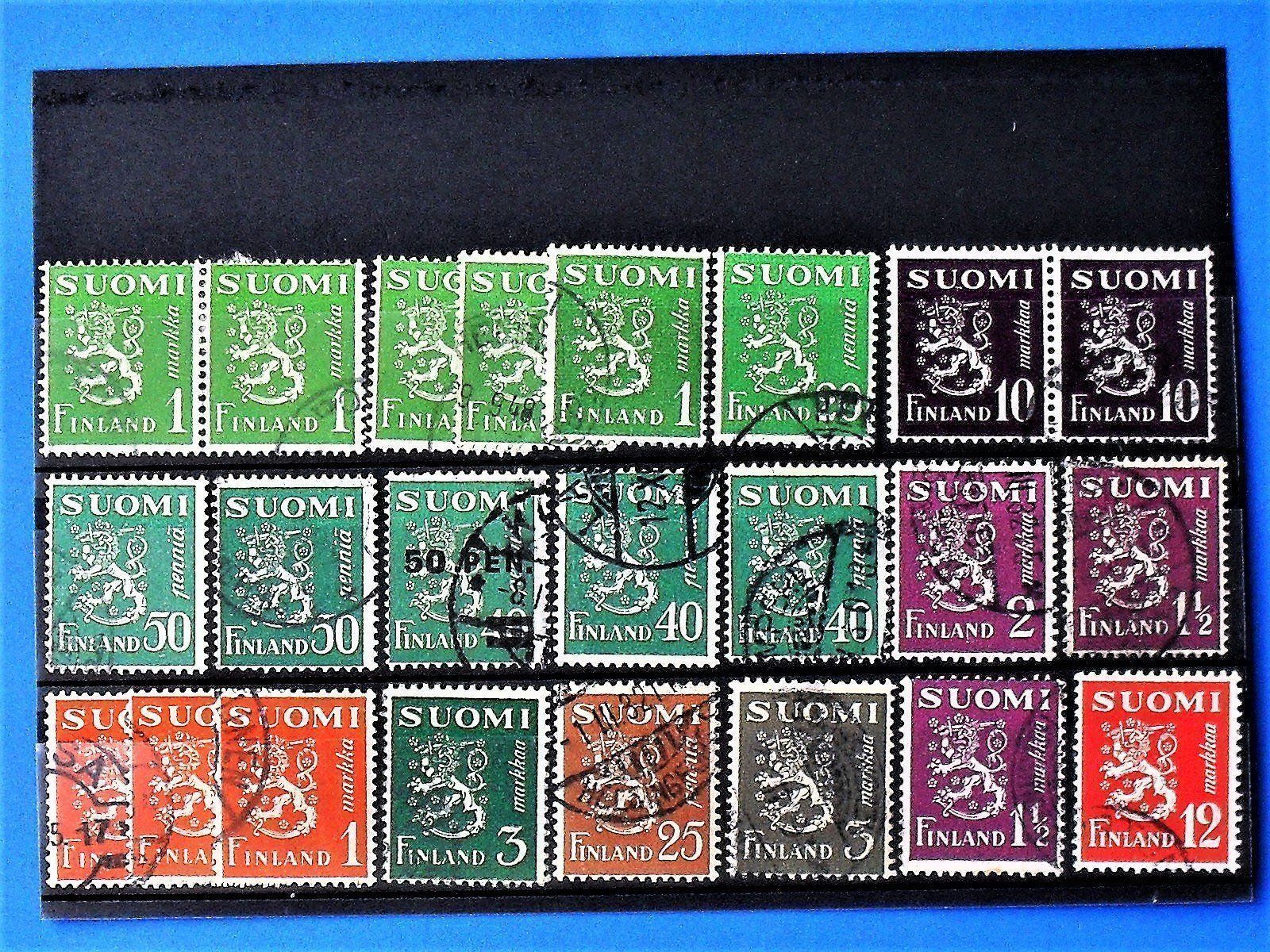 Tutti i francobolli: FINNLAND - SERIE 1930! – Usato da zuerich venduto da Ocean99