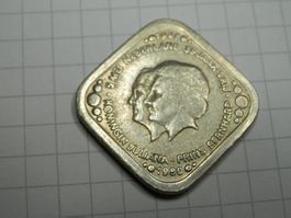Niederlande 5 Cent, 1980 35 Jahre Befreiung der Niederlande