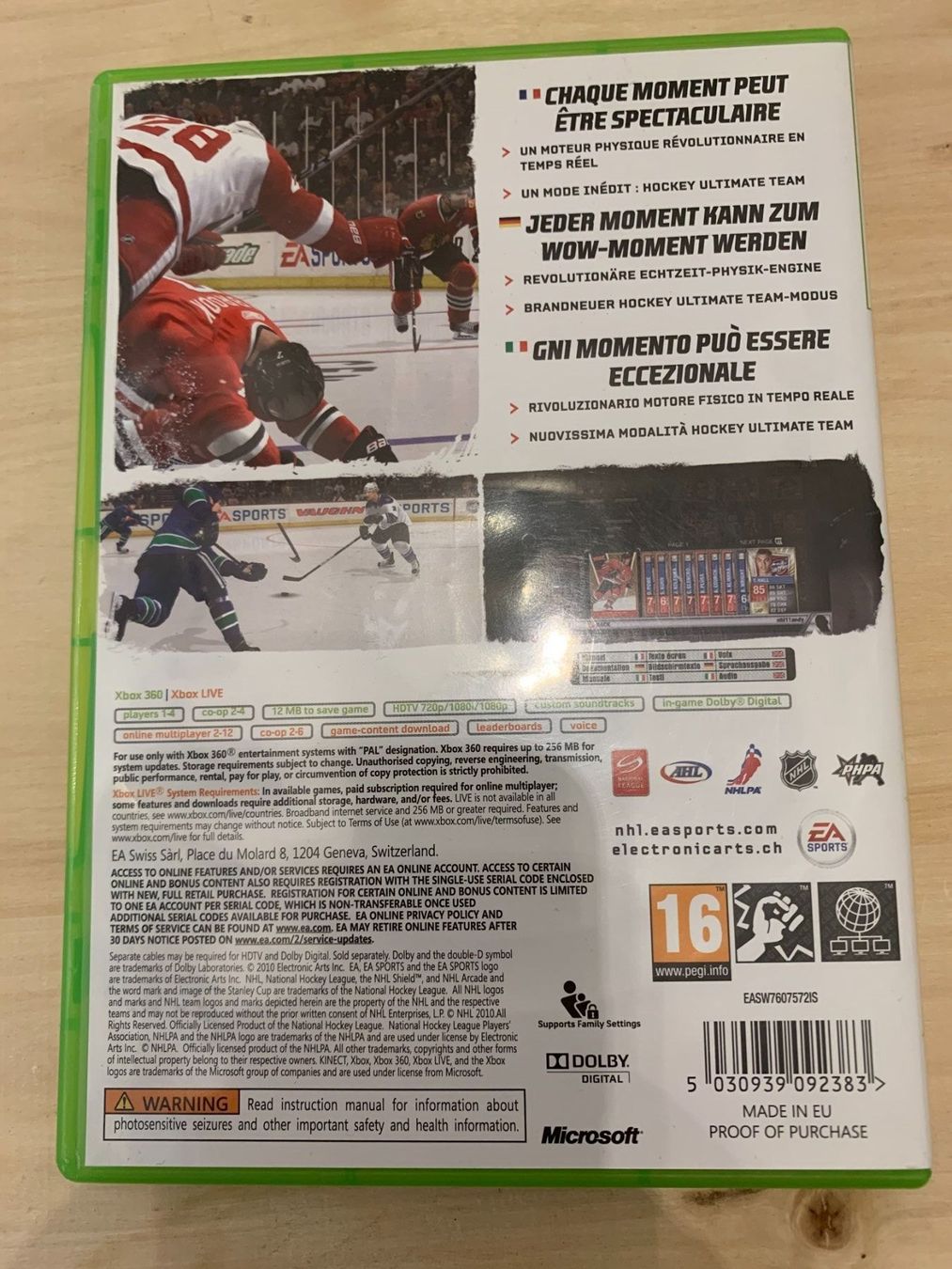Giochi: NHL 11 CH-Edition Xbox 360 – Usato da Dübendorf venduto da CellarSeller 1