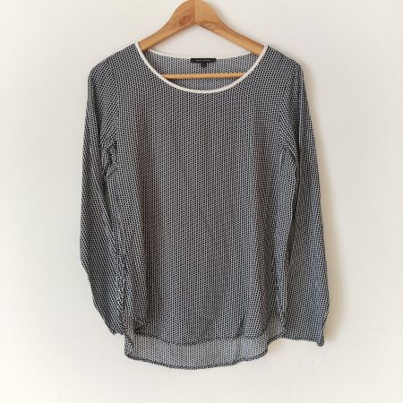 MARC O'POLO Bluse Tunika Shirt Hemd gepunktet Gr.34