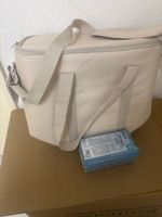 Kühltasche beige mit Ezetil Kühlakkus 2x440g neuwertig