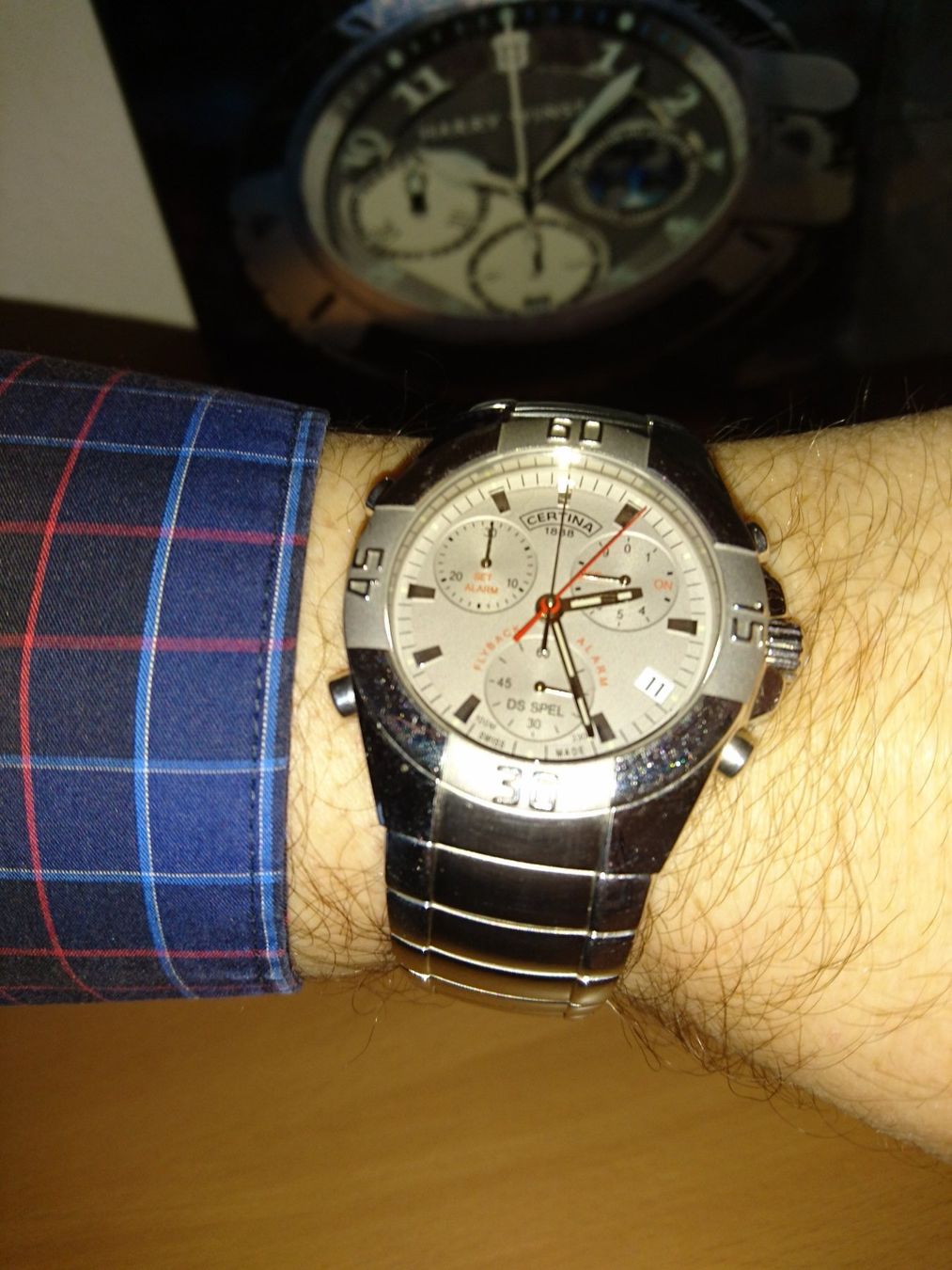 Certina Orologi: Klassiker Certina DS Spel Chronograph mit Alarm - Full Set – Usato da Reinach BL venduto da Softseller 2