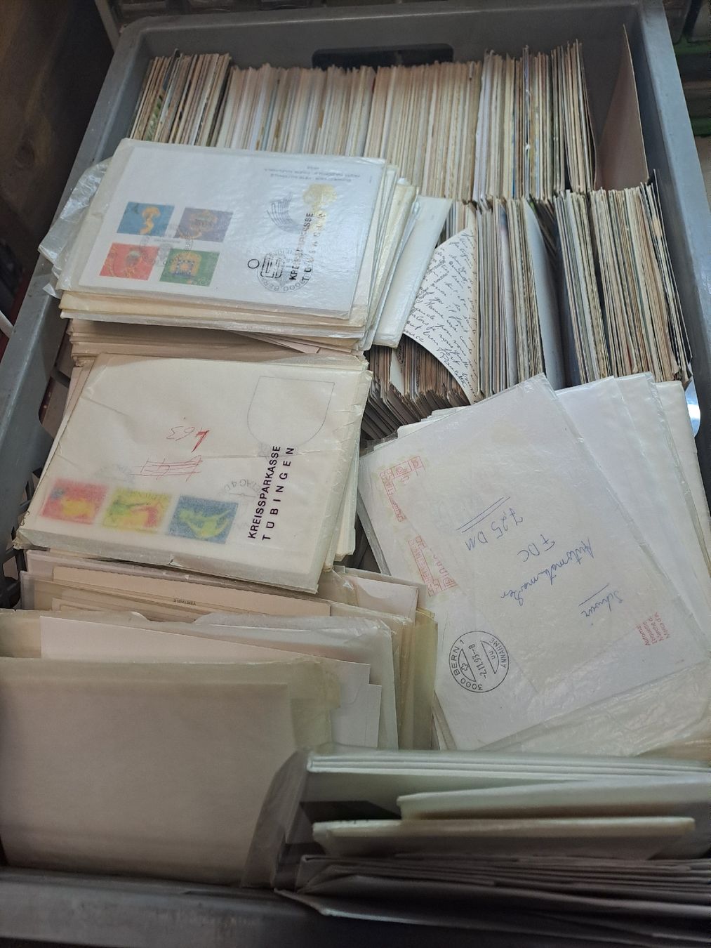 Alben: Briefmarken,brief,ansichtskarten  – Gebraucht aus Basel von Prodan95 7