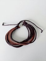 Kunstleder Armband  Flechtarmband  NEU