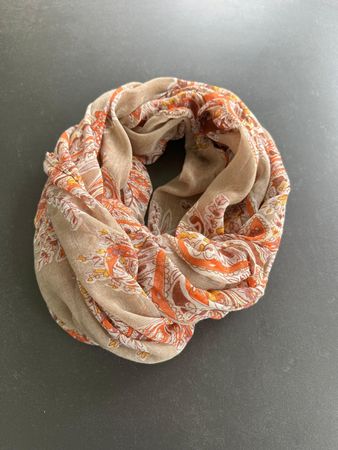 Pinuk Schal, beige/orange