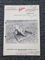 Original Prospekt Aecherli Motormäher