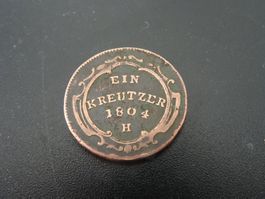 1 Kreutzer 1804 H