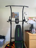 Home-Gym: Sportsroyals Power Tower + Tunturi UB60 Hantelbank