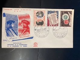Monaco 1962 ill. FDC Satz 450 J. Anerkennung Unabhängigkeit