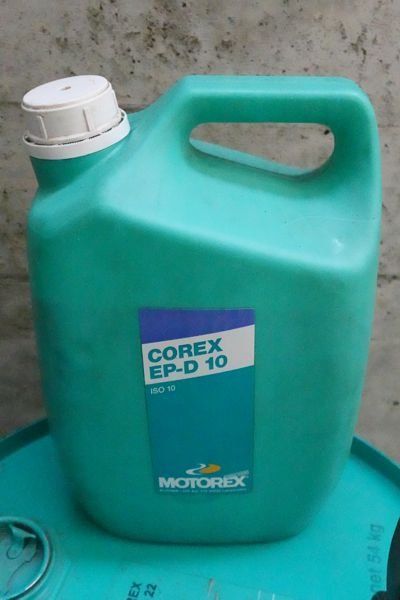 Motorex Oli & Additivi: Hydraulikoel Corex EP-D 10, Kanne – Nuovo (secondo la descrizione) da Bleienbach venduto da Mineral_Antik57
