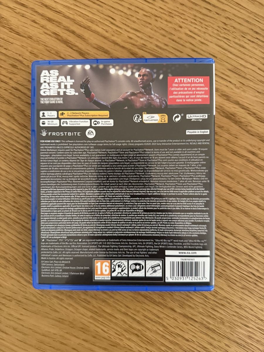 Spiele: UFC 5 - PS5 – Gebraucht aus Zürich von kin_6n6t 1