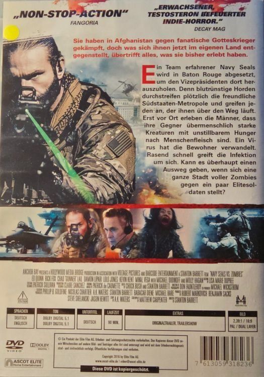 Tutti i DVDs: Navy Seals vs. Zombies – Usato da Wahlen b. Laufen venduto da Cg10 1