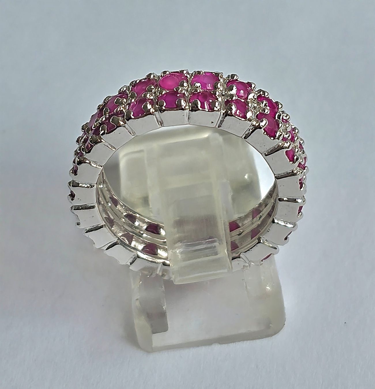 Anelli: Ring Silber Rubin Grösse 57 Neu – Nuovo (secondo la descrizione) da Zürich venduto da adriben 3