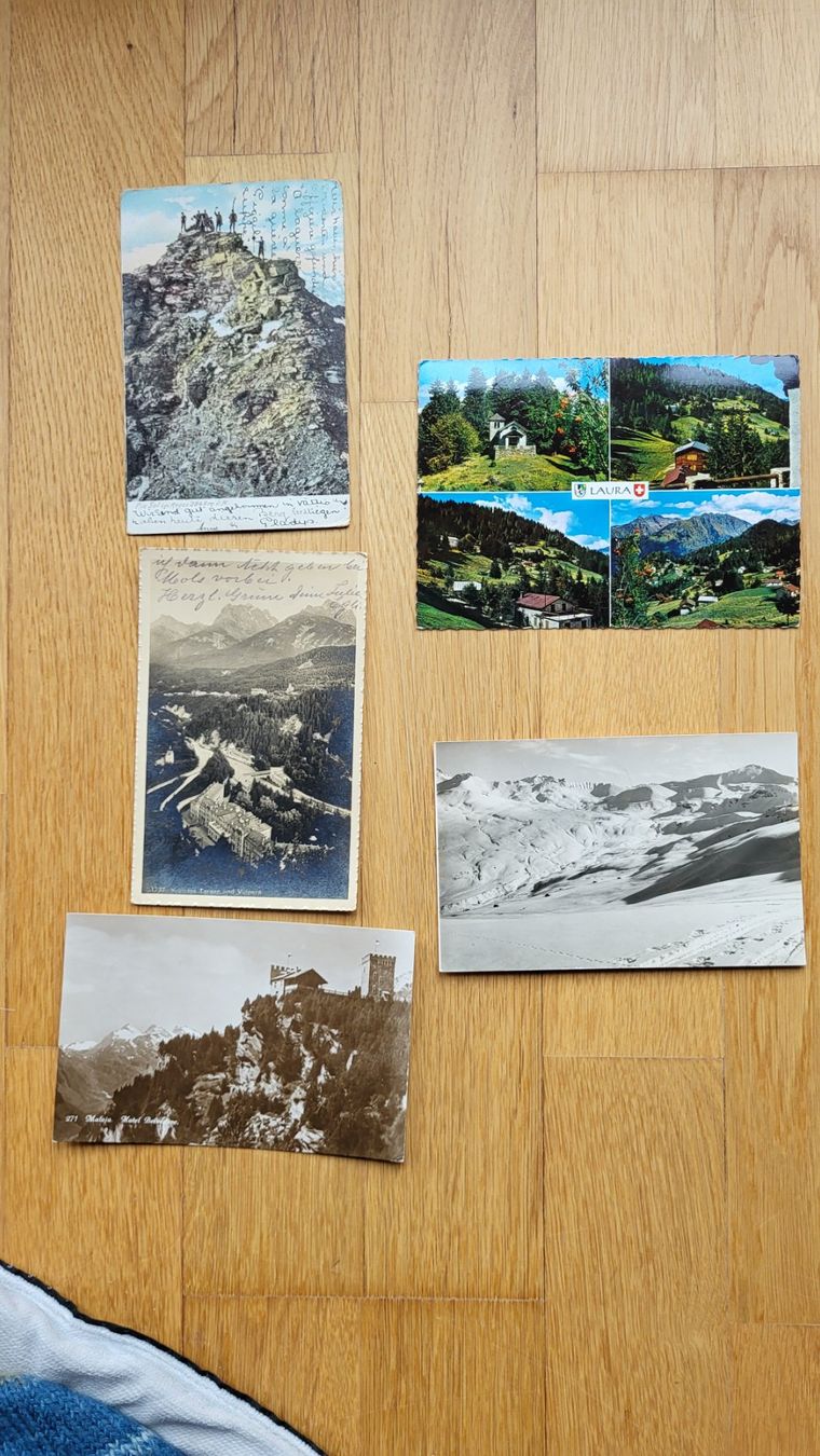 Cartoline postali: 5 Karten Graubünden Stempel  1906 – Usato da Bäriswil BE venduto da mimi.86 3