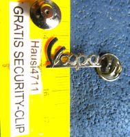 VESPA SCHMUCK-PIN SILBRIG KLEIN-FEIN CUTOUT MOTORROLLER