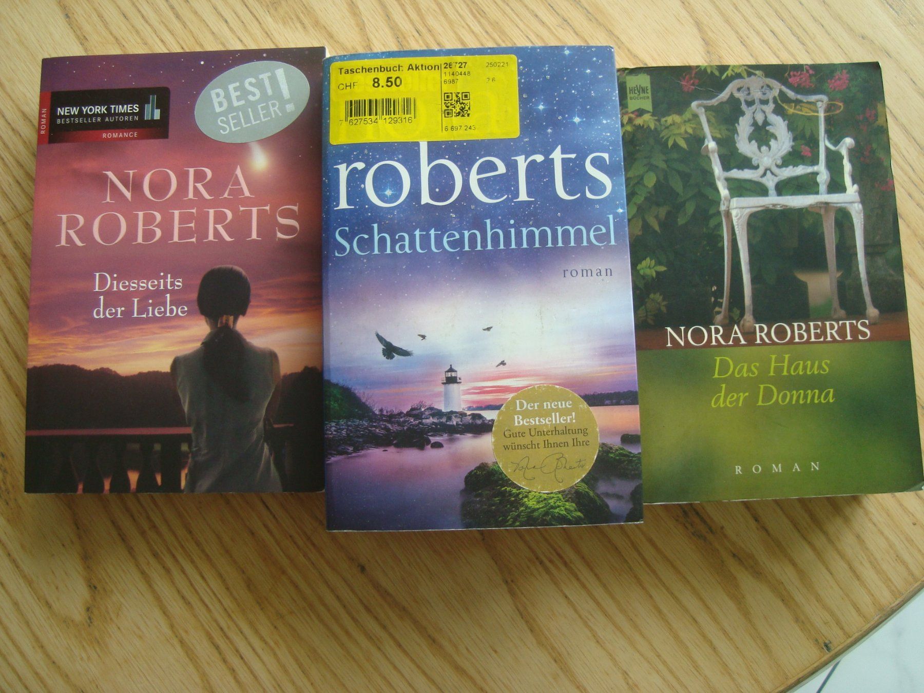 Libri: Nora Roberts (3 Bücher) – Usato da Aesch LU venduto da wysshan