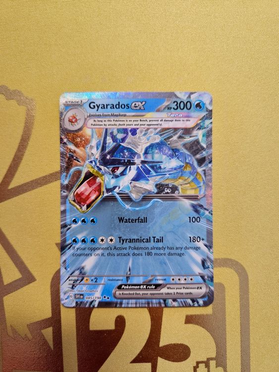 Gyarados Card Pokemon Pokemon Scarlet & Violet 014/078 Holo RRR Card -  Japanese, Near Mint Gyarados Ex