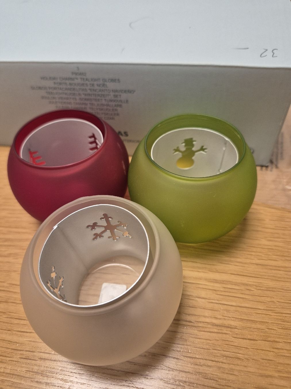 Partylite Tutte le decorazioni: partylite Teelichtkugeln winterzeit set – Nuovo (secondo la descrizione) da Buttikon SZ venduto da sefa02 2