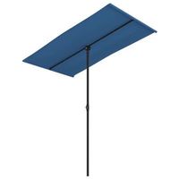 Fast neuer vidaXL Sonnenschirm 180 x 110 mit Aluminium-Mast