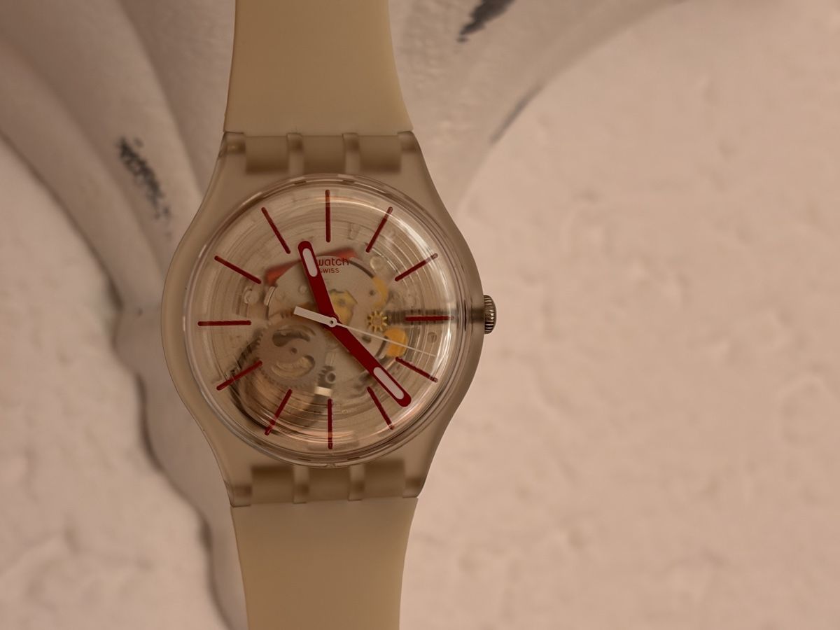Swatch Orologi: Swatch Uhr New Gent, beige gelb – Usato da Möhlin venduto da seerose6 2