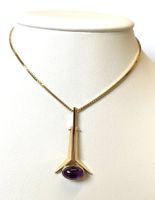 Venezianer Kette mit speziellem Anhänger 18Kt. Gelbgold