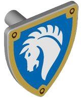 Lego Schild mit Pferd Muster (3846pb079)