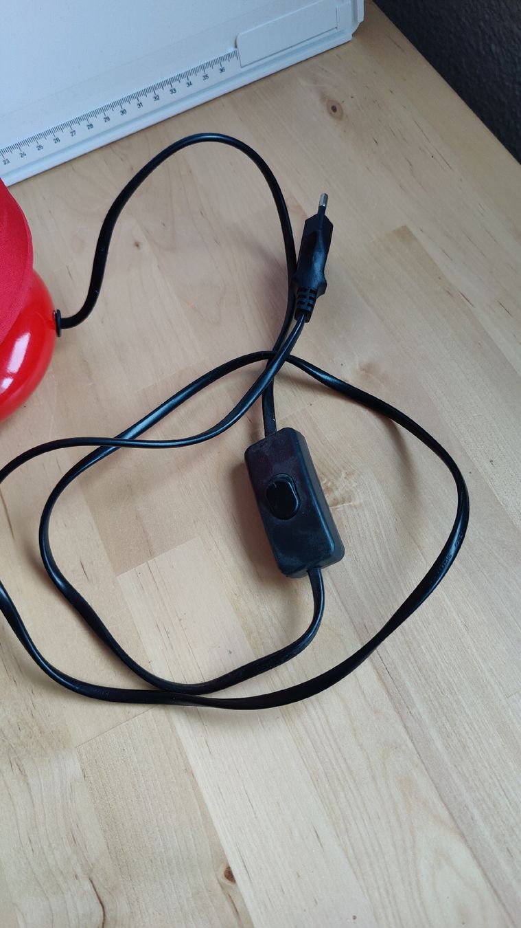 Lampade: Tischlampe Seylumiere rot (LP3) – Usato da Neuenhof venduto da tap_mxt6 2