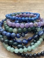 Lot de 8 Bracelets 💜Pierre naturelle 💜