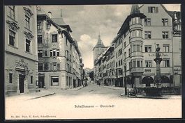 Schaffhausen-Oberstadt, Strassenpartie m