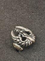 Vintage 925er Silber Unisex Ring 80er Jahre Top