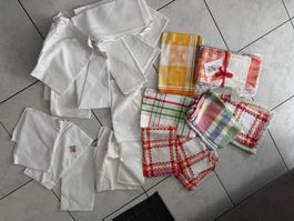 34 Geschirrtücher Tücher Läufer antik alt neu 1a top 1ah
