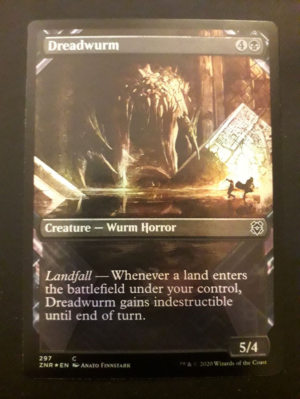 Magic The Gathering Carte collezionabili: MTG - Foil, full art "Dreadwurm" – Usato da Lausanne venduto da and_n6mz