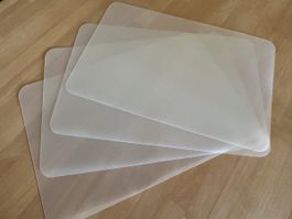 Malunterlage /  Tischset zum Gestalten 4er Set matt neu