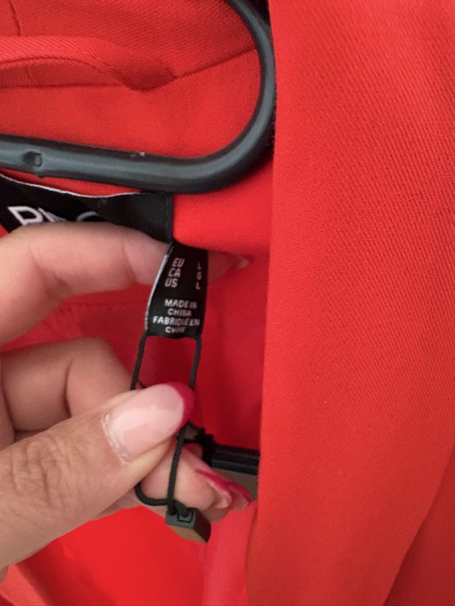 Pieces Giacche: Blazer rouge Pieces neuf, taille L – Nuovo e nell'imballaggio originale da Mont-sur-Lausanne venduto da Melmel83 1