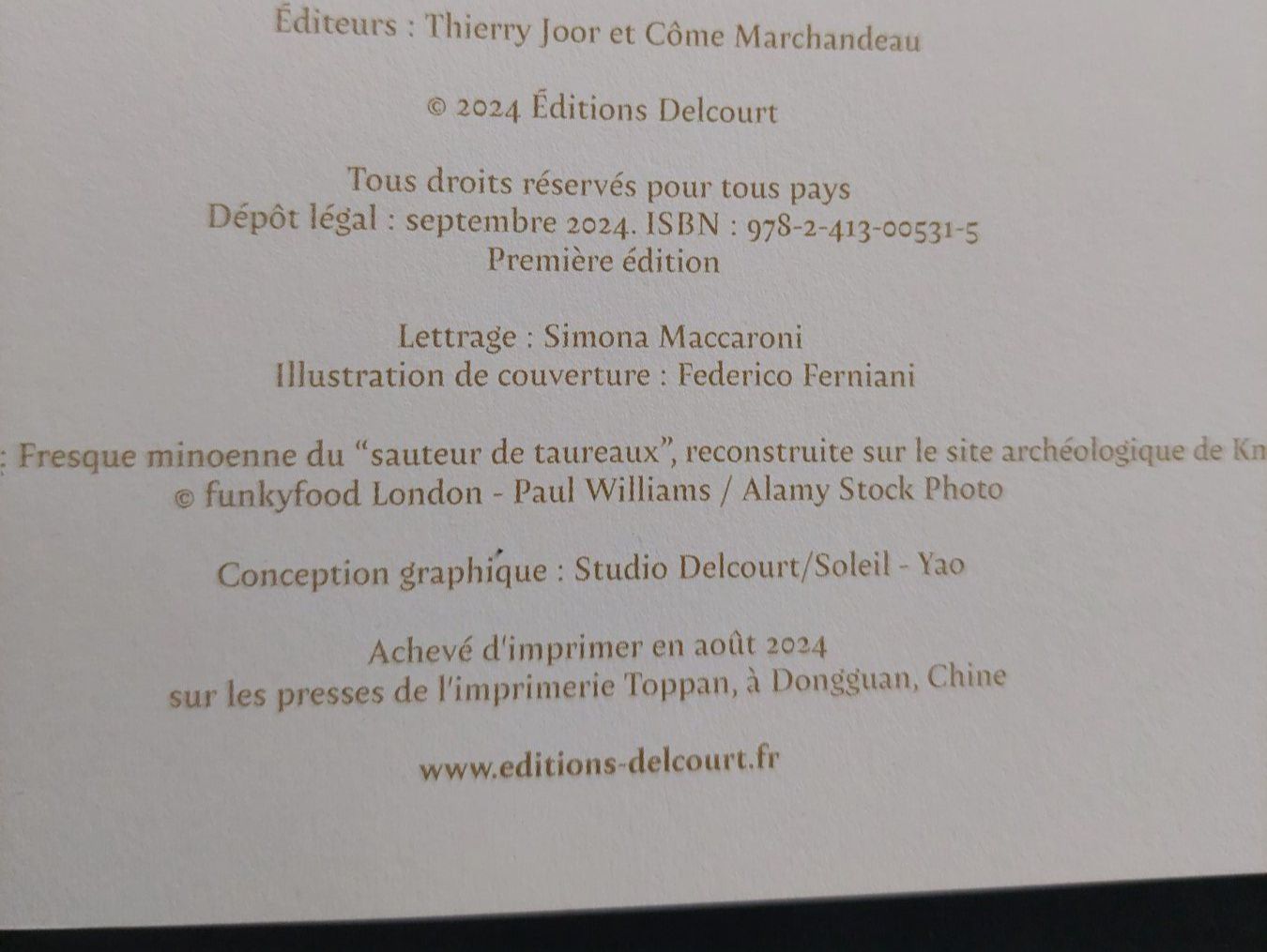 Comics: Civilisations T.1 "Crète" EO 2024 Neuf – Neu (gemäss Beschreibung) aus Genève von Blu_BD 2