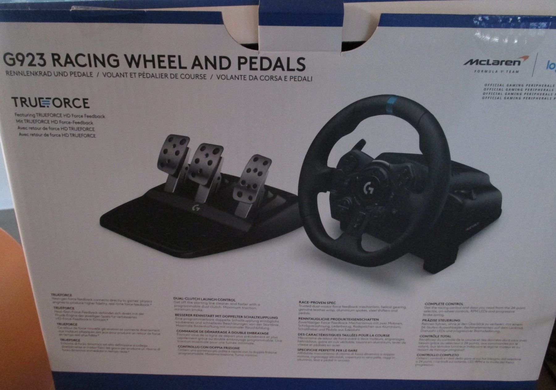 Logitech Controller: Logitech G923 Trueforce, Racing Wheel and Pedals, PC PS4 PS5 – Neu (gemäss Beschreibung) aus Montlingen von Mabesi 3