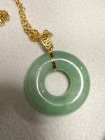Birmanische Jadeite Kette