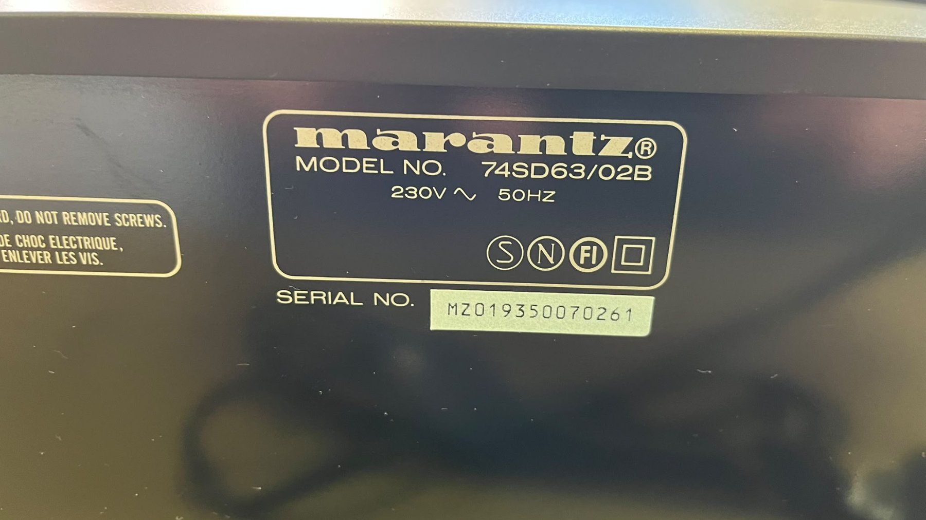 Marantz Sistemi audio & multimediali: Marantz Stereo Kassettendeck SD-63 – Usato da Lachen SZ venduto da fma8852 3