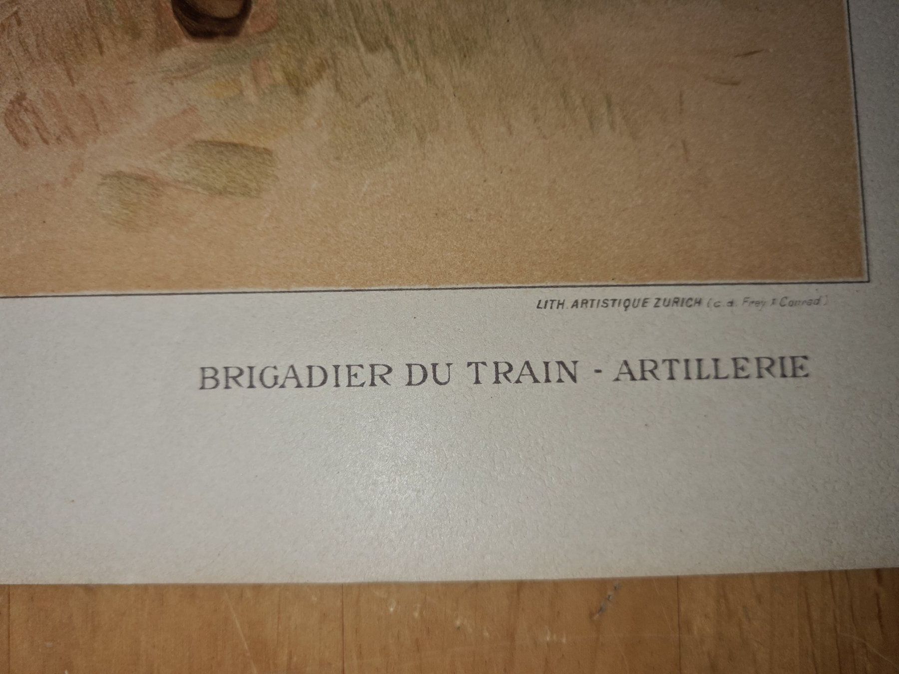 Grafica & Litografie: Alte  Militär-Lithographie, von 1894 > Traincorporal – Usato da Obermumpf venduto da oiskypoisky 3
